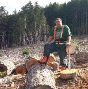 Jamie Schooner supervising planting